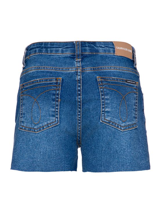 shorts jeans cintura alta infantil