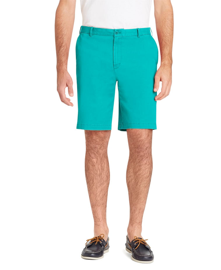 Bermuda Básica Chino Color Regular Masculino Azul Turquesa Izod