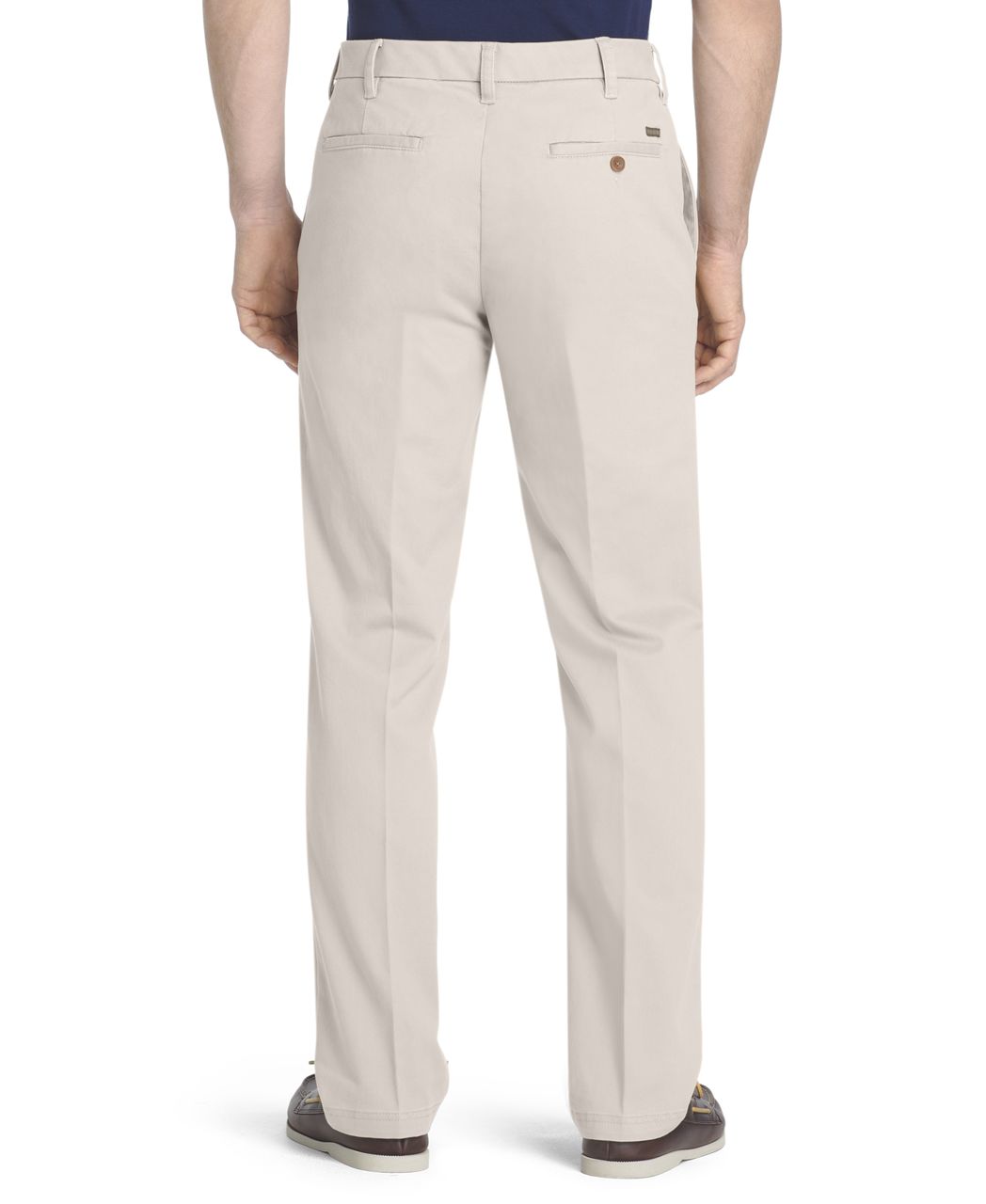 Calça Regular Chino Com Cintura Flex Izod - Areia