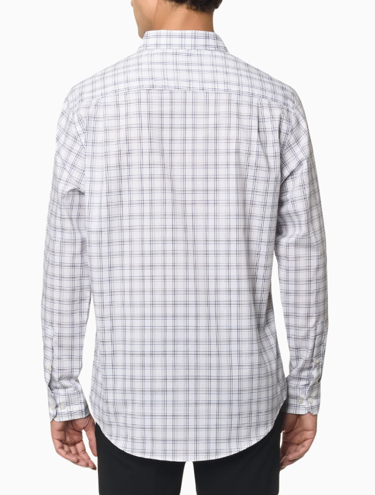 Camisa Manga Longa Regular Xadrez Médio Van Heusen - Bordô