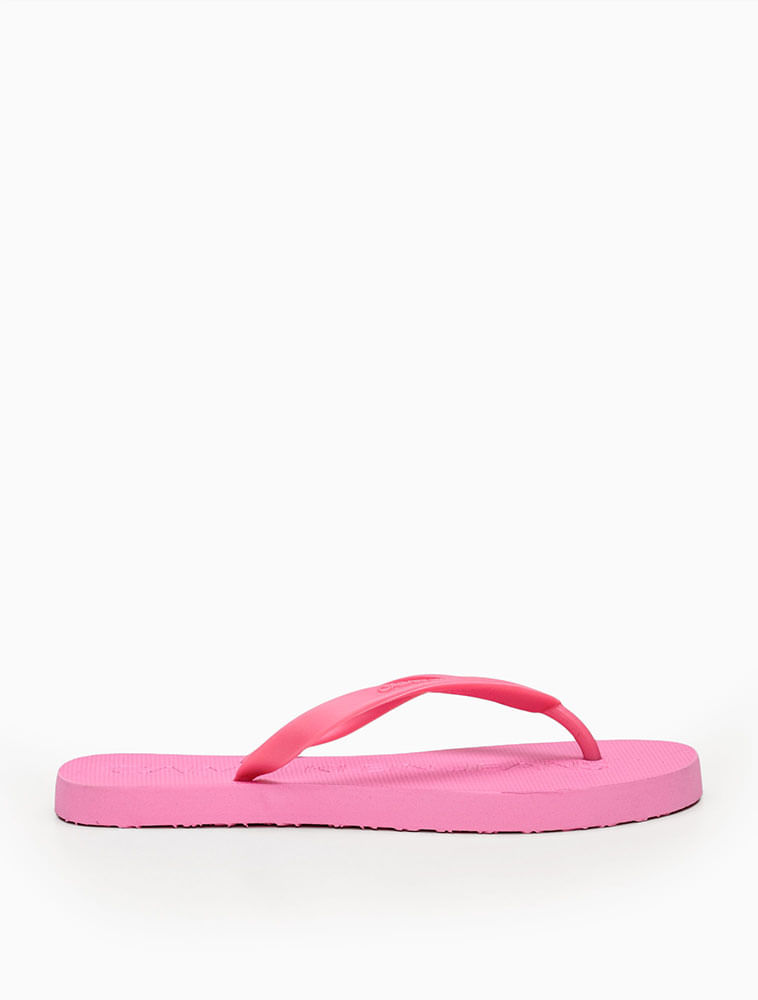 Chinelo Feminino Infantil Baixo Relevo Calvin Klein - Rosa