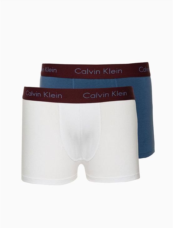Kit 2 Cuecas Trunk Infantil Calvin Klein - Multicolor - 4/6