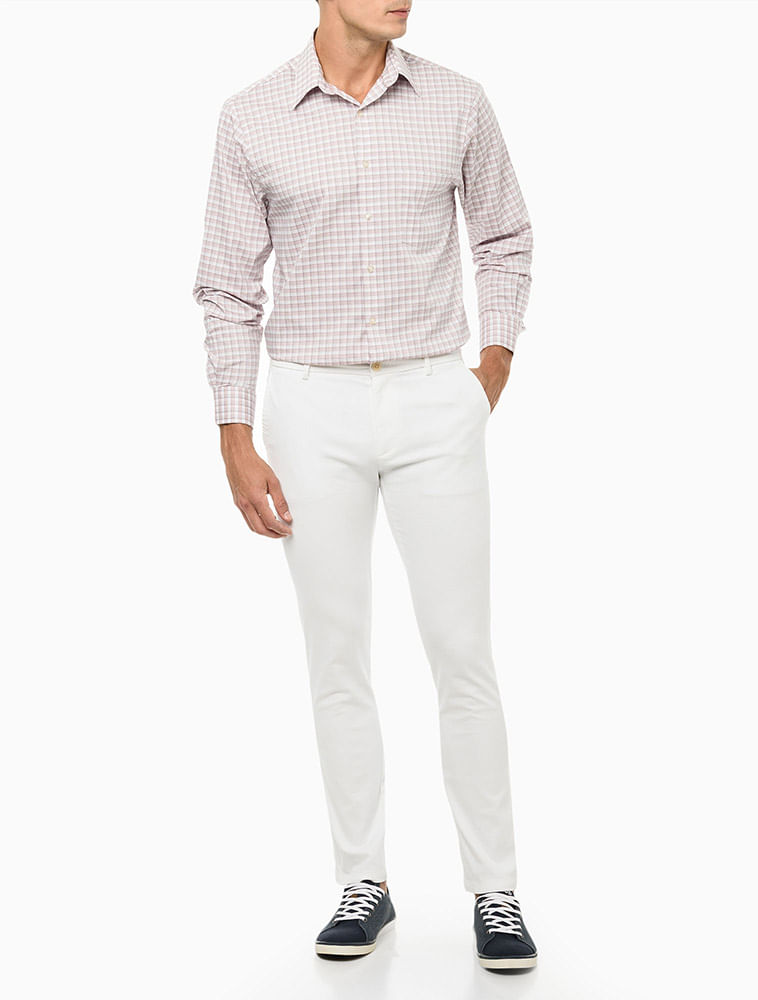 Camisa Regular Ml Xadrez Van Heusen