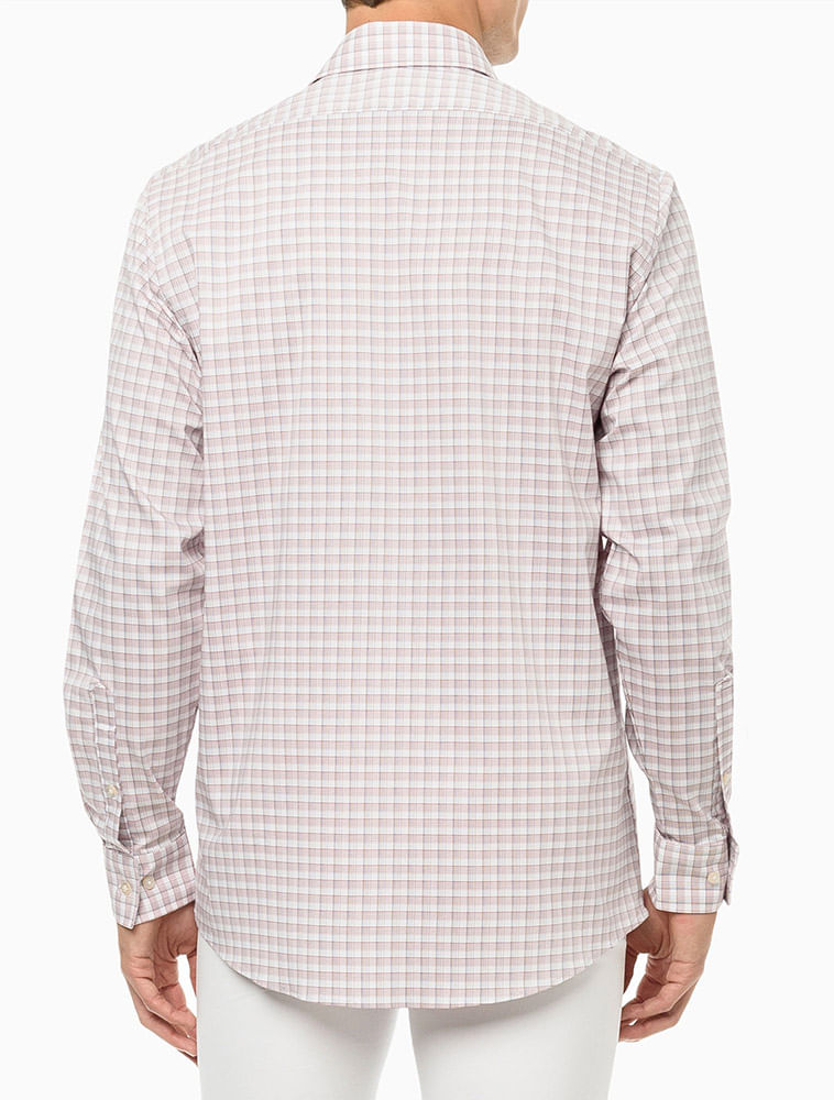 Camisa Regular Ml Xadrez Van Heusen