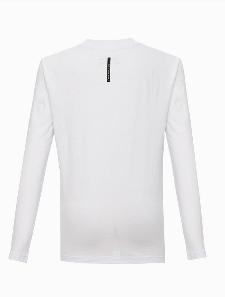 Camiseta Ml Reissue Centralizado  Calvin Klein Jeans -  Branco