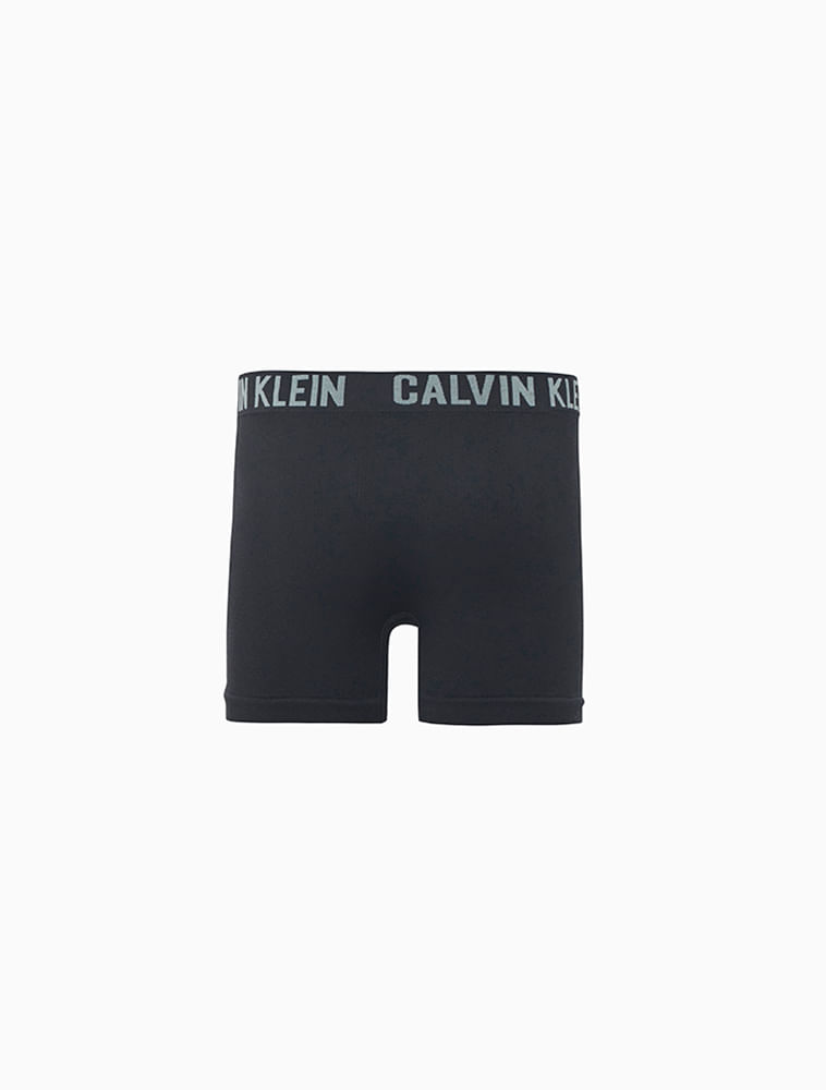 Kit 2 Underwear Trunk Sem Costura Microfibra Cueca Infantil Calvin Klein - Branco