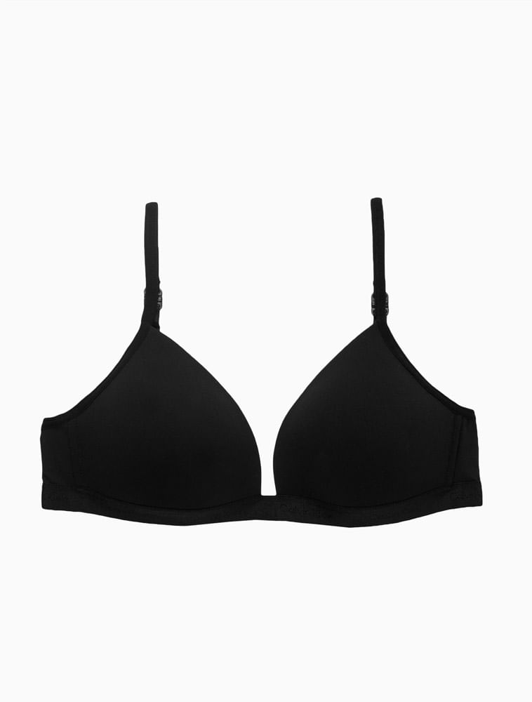 Sutiã Feminino Triãngulo Soft Touch Calvin Klein Underwear - Preto