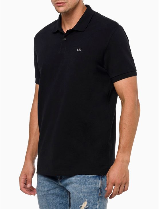 Polo Masculina Logo Bordado Calvin Klein Jeans