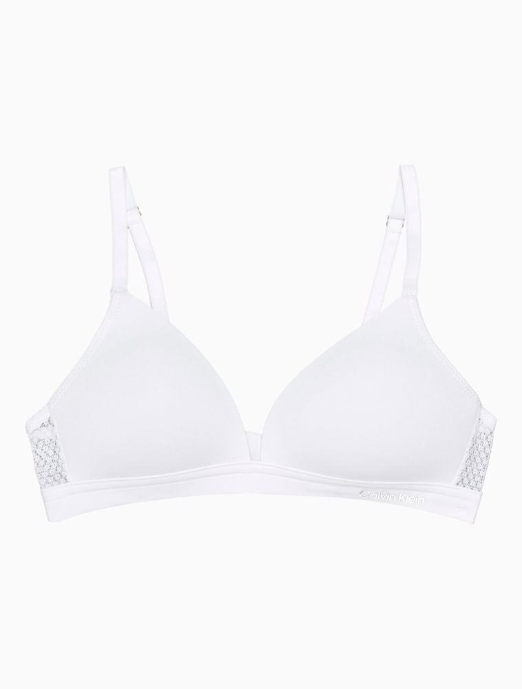 Sutiã Feminino Triângulo Micro Infinite Flex Calvin Klein Underwear - Branco