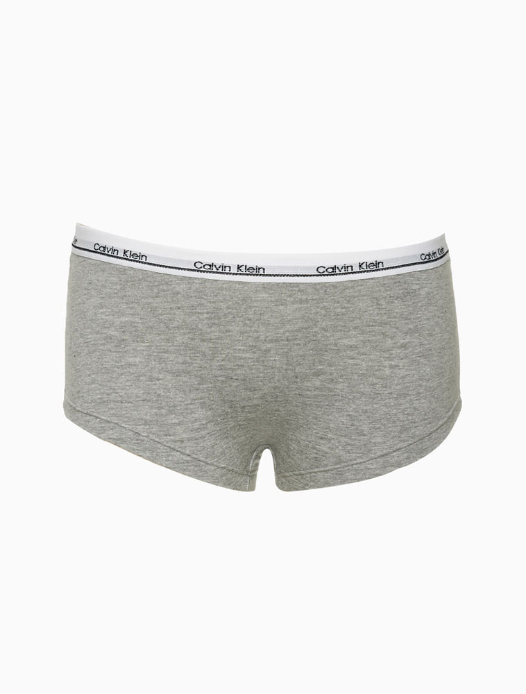 Kit 3 Calcinhas Infantil Algodão Carrossel Elástico Estampado Underwear Calvin Klein - Multicolor