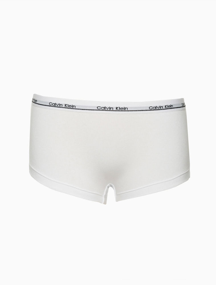 Kit 3 Calcinhas Infantil Algodão Carrossel Elástico Estampado Underwear Calvin Klein - Multicolor