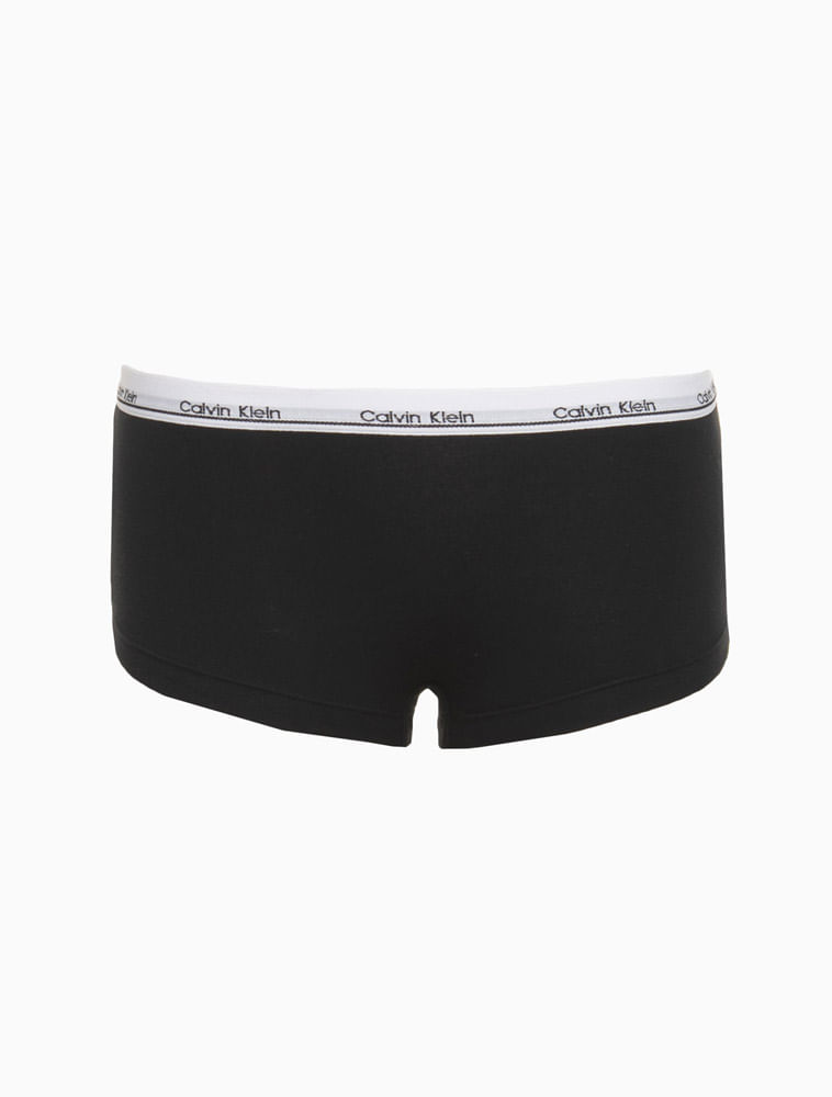 Kit 3 Calcinhas Infantil Algodão Carrossel Elástico Estampado Underwear Calvin Klein - Multicolor