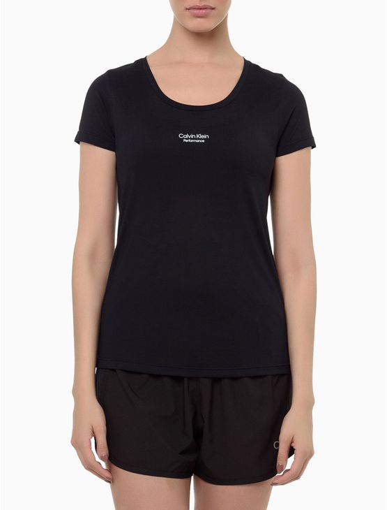 Camiseta Feminina Calvin Klein Performance - Preto Camiseta Feminina Calvin Klein Performance Preto p