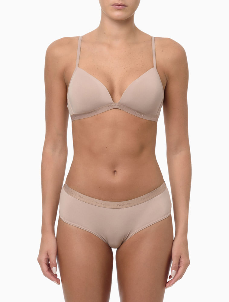 Sutiã Feminino Triãngulo Soft Touch Calvin Klein Underwear - Skin Médio