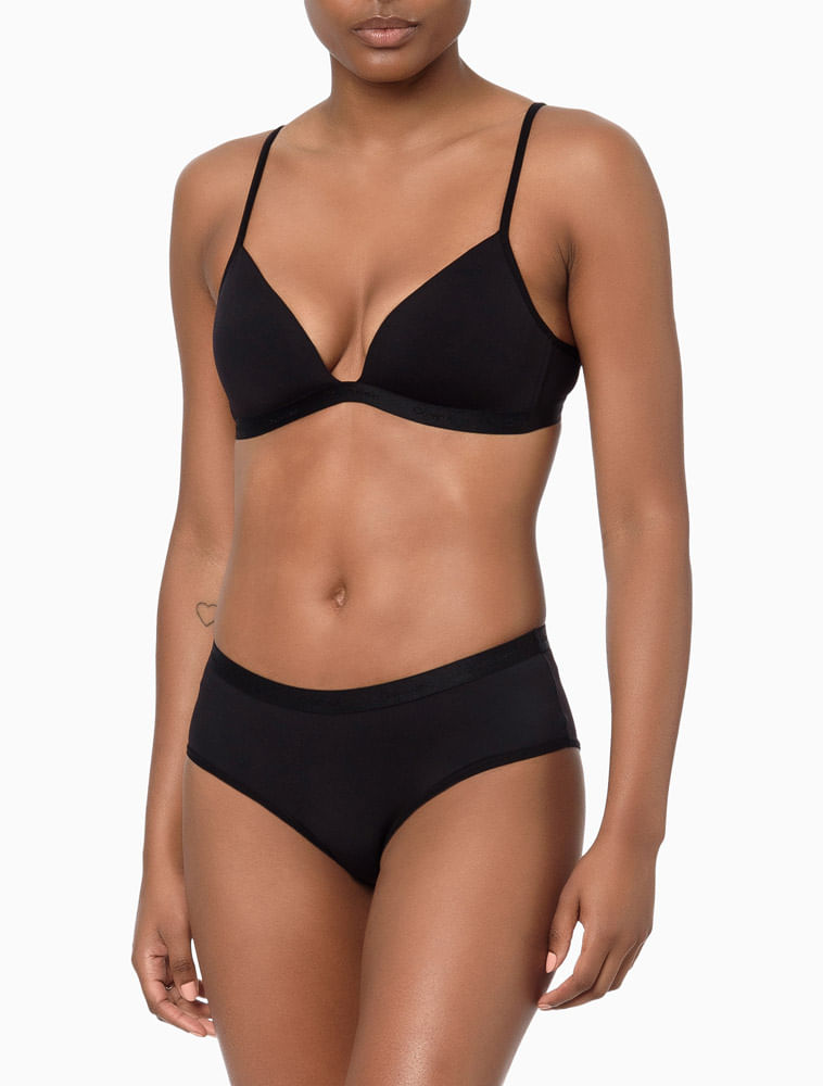 Sutiã Feminino Triãngulo Soft Touch Calvin Klein Underwear - Preto