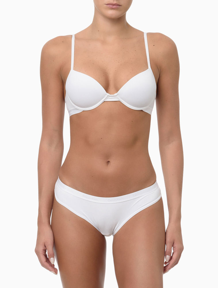 Sutiã Feminino Push Up Soft Touch Calvin Klein Underwear - Branco