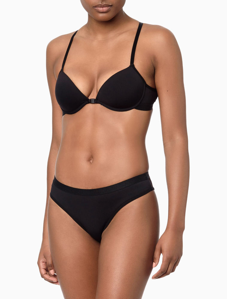 Sutiã Feminino Nadador Micro Soft Touch Calvin Klein Underwear - Preto