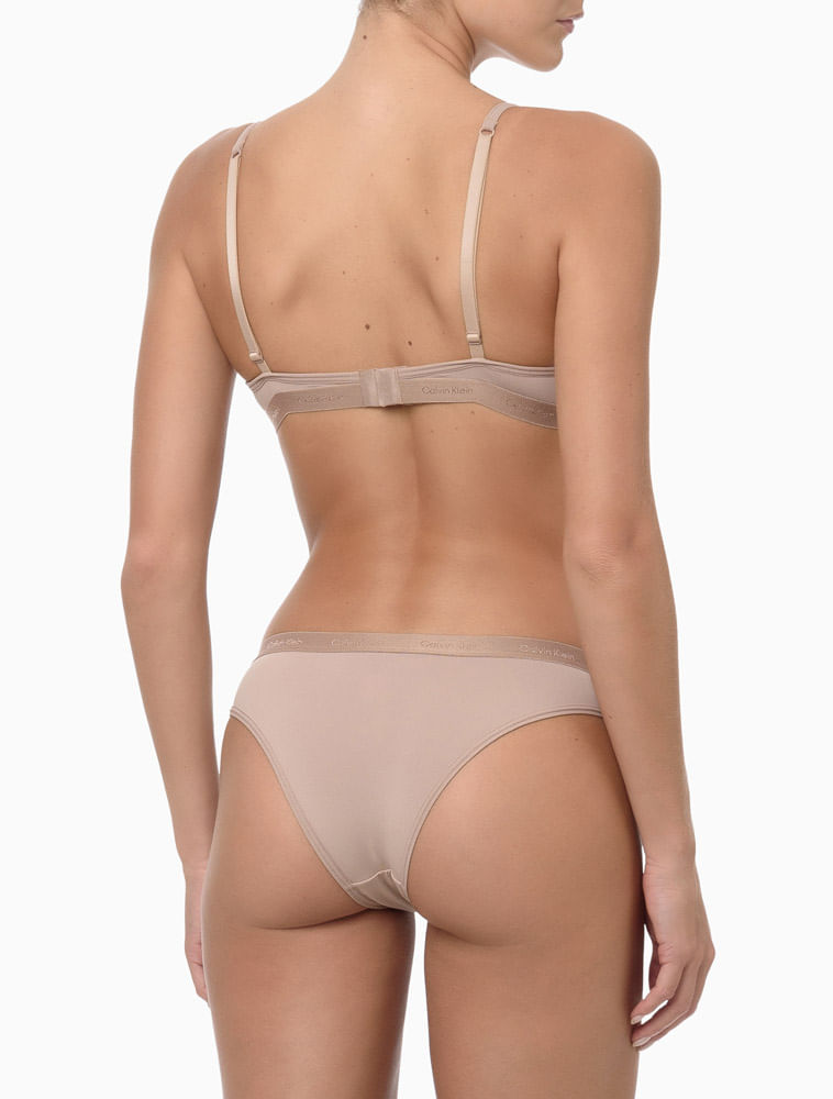 Sutiã Feminino Push Up Soft Touch Calvin Klein Underwear - Skin Médio