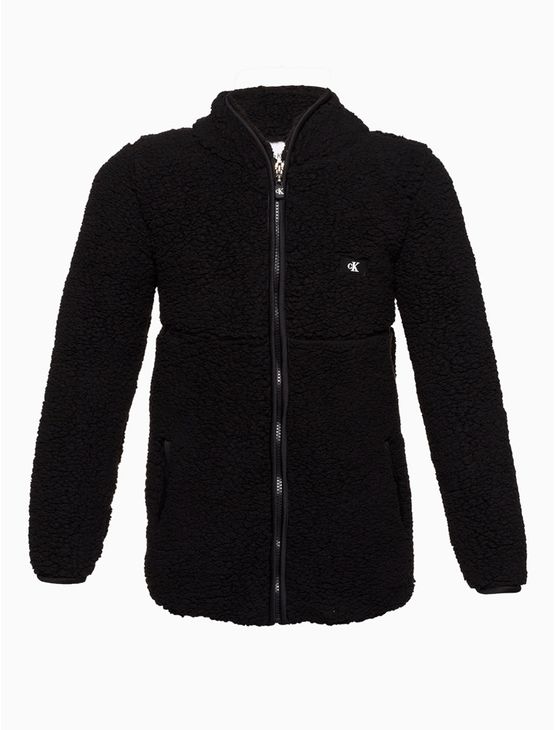 Casaco Menino Sherpa Calvin Klein Jeans - Preto Casaco Menino Sherpa Calvin Klein Jeans Preto 8