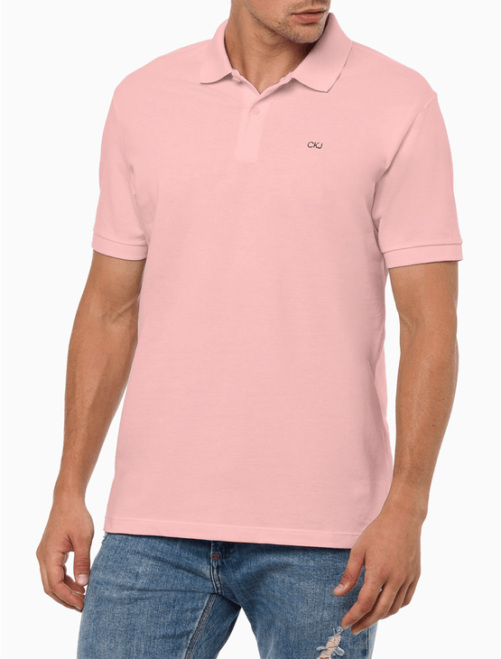 Polo Masculina Logo Bordado Calvin Klein Jeans
