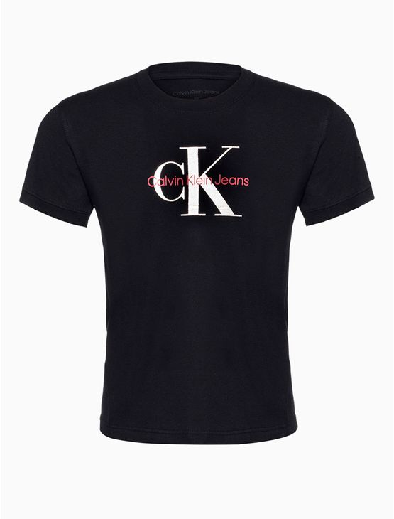 Camiseta Menina Logo Metalizado – Preto Camiseta Menina Logo Metalizado Preto 6