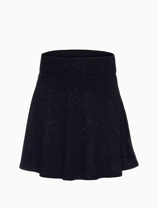 Saia Menina Jato Glitter - Preto Saia Menina Jato Glitter Preto 16