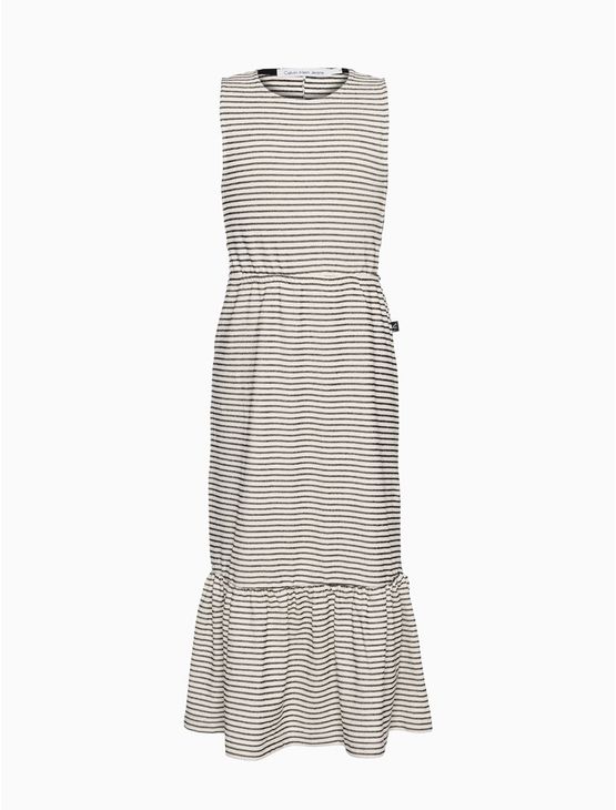 Vestido Menina Moletinho Listrado - Marinho Vestido Menina Moletinho Listrado Marinho 8