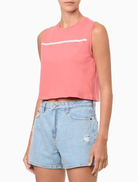 Regata Feminina Logo Palito – Melancia Regata Feminina Logo Palito Melancia p