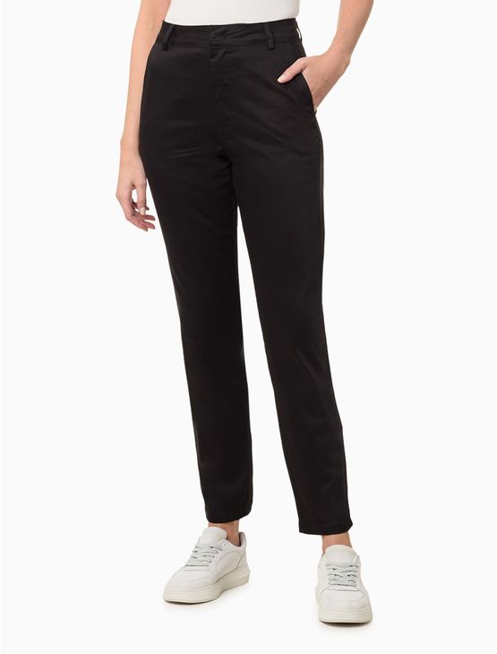 Calça Skinny Básica Alfaiataria Calvin Klein Jeans – Preto Calça Skinny Básica Alfaiataria Calvin Klein Jeans Preto 38