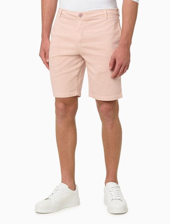 Bermuda Masculina Essential Carnaby Com Bolsos Calvin Klein - Rosa Claro Bermuda Masculina Essential Carnaby Com Bolsos Calvin Klein Rosa Claro 44