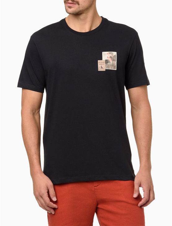 Camiseta Masculina Manga Curta Palm Trees – Preto Camiseta Masculina Manga Curta Palm Trees Preto m