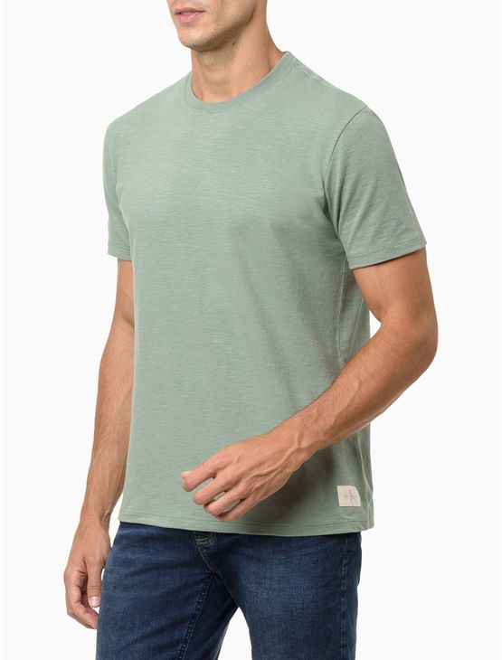 Camiseta Masculina Flamê Com Etiqueta – Verde Camiseta Masculina Flamê Com Etiqueta Verde Pp