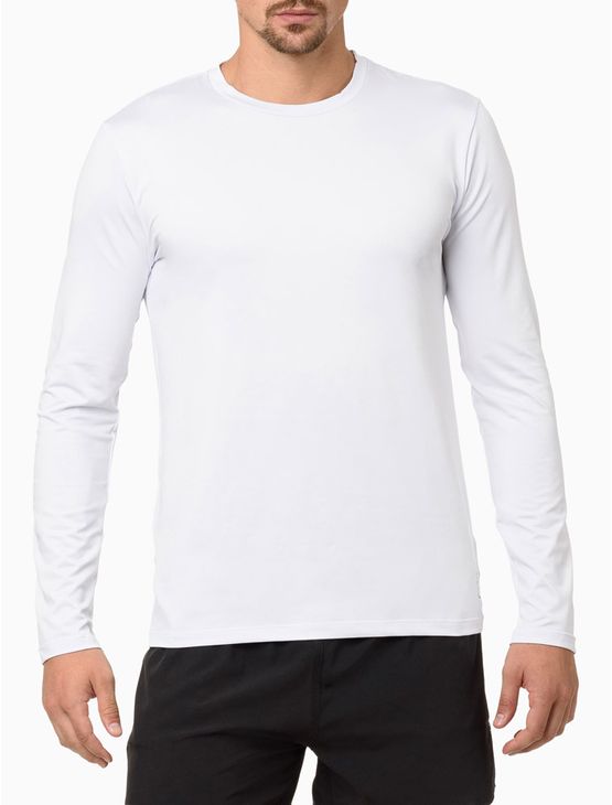 Camiseta Masculina Manga Longa Dry Swimwear - Branco 2 Camiseta Masculina Manga Longa Dry Swimwear Branco 2 Ggg