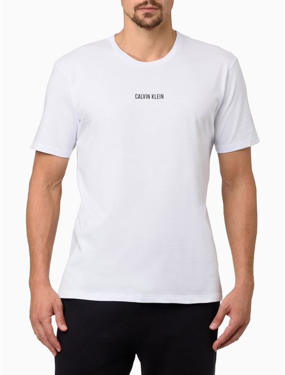 Camiseta Masculina Intense Texture Calvin Klein Underwear - Branco Camiseta Masculina Intense Texture Calvin Klein Underwear Branco m