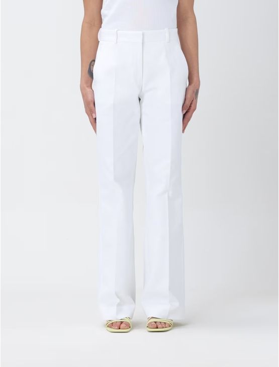 Calça Feminina Minimalista Calvin Klein – Branco Calça Feminina Minimalista Calvin Klein Branco 38