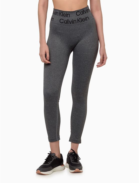 Calça Legging Feminina Tonal Seamless Calvin Klein Sport - Grafite Calça Legging Feminina Tonal Seamless Calvin Klein Sport Grafite g