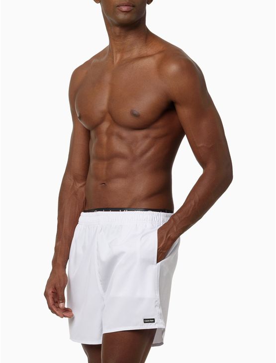 Short D'Água Masculino Elástico Calvin Klein Swimwear - Branco 2 Short D'Água Masculino Elástico Calvin Klein Swimwear Branco 2 p