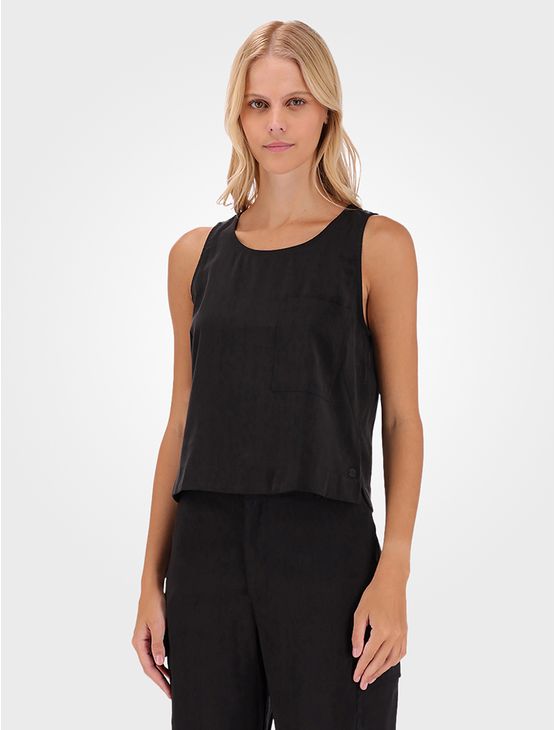 Regata Feminina Com Bolso Calvin Klein – Preto Regata Feminina Com Bolso Calvin Klein Preto 42