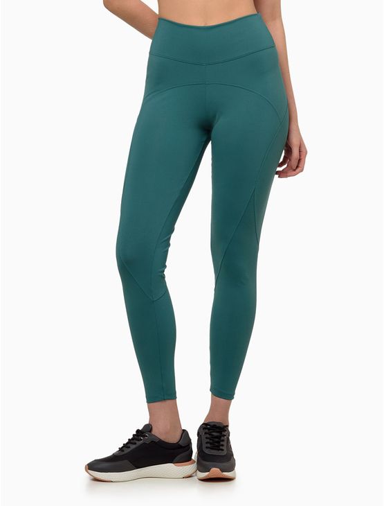Calça Legging Calvin Klein Sport Feminino Recorte - Verde Calça Legging Calvin Klein Sport Feminino Recorte Verde g