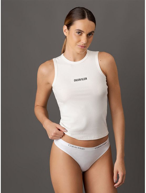 Kit 2 Calcinhas Fio Dental Microfibra Seamless Calvin Klein Underwear - Branco Kit 2 Calcinhas Fio Dental Microfibra Seamless Calvin Klein Underwear Branco g