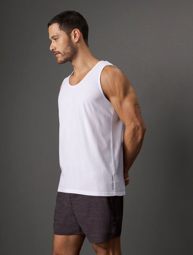 Regata Masculina Swimwear Calvin Klein - Branco