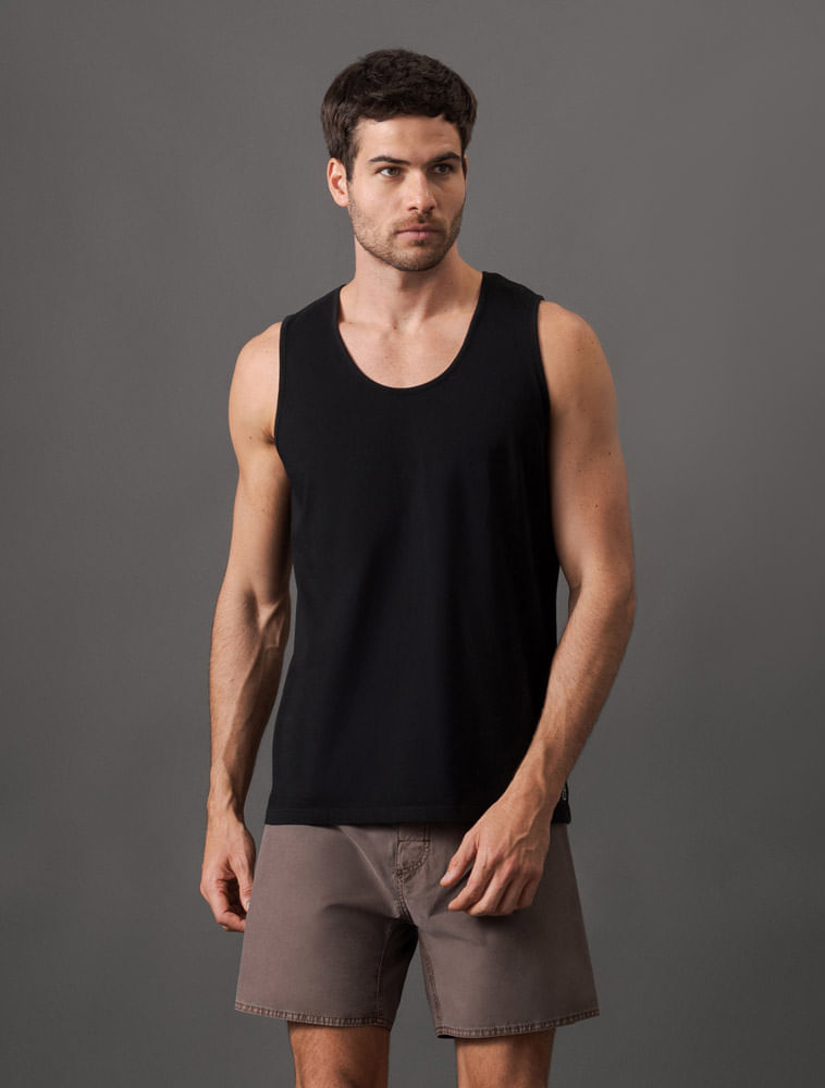 Regata Masculina Swimwear Calvin Klein - Preto