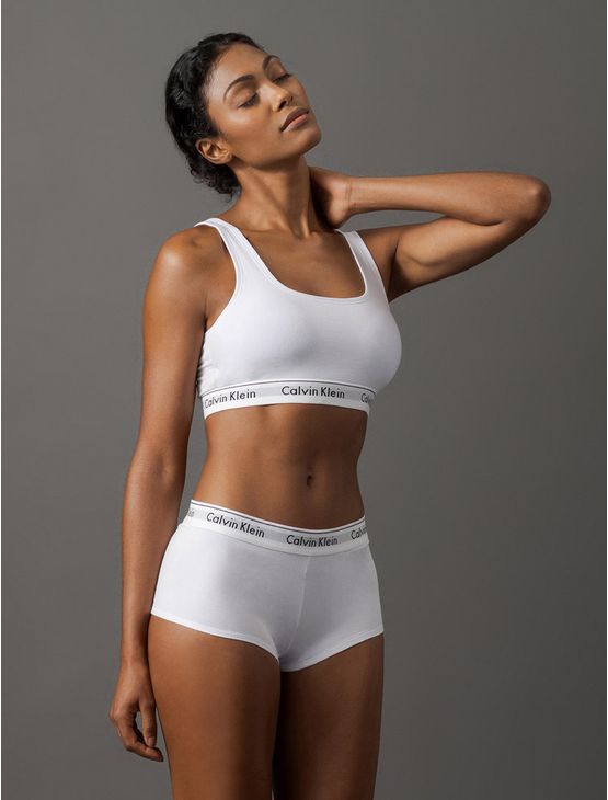 Top Regata Modern Cotton Calvin Klein Underwear - Branco Top Regata Modern Cotton Calvin Klein Underwear Branco p