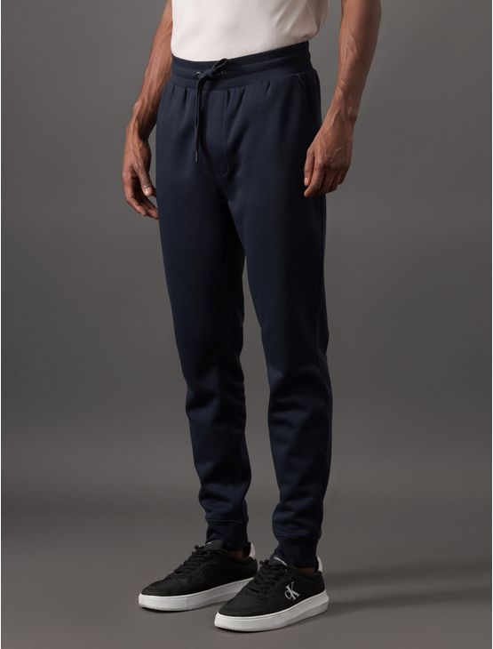 Calça Masculina Moletom Bordado Calvin Klein Jeans - Marinho Calça Masculina Moletom Bordado Calvin Klein Jeans Marinho g