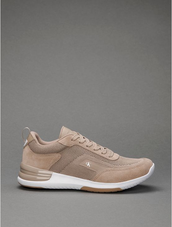 Tênis Masculino Air Knitt Layers Calvin Klein Jeans – Caqui Claro Tênis Masculino Air Knitt Layers Calvin Klein Jeans Caqui Claro 42