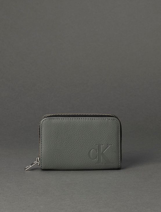 Carteira Feminina Pequena Queima Calvin Klein Jeans – Chumbo Carteira Feminina Pequena Queima Calvin Klein Jeans Chumbo u