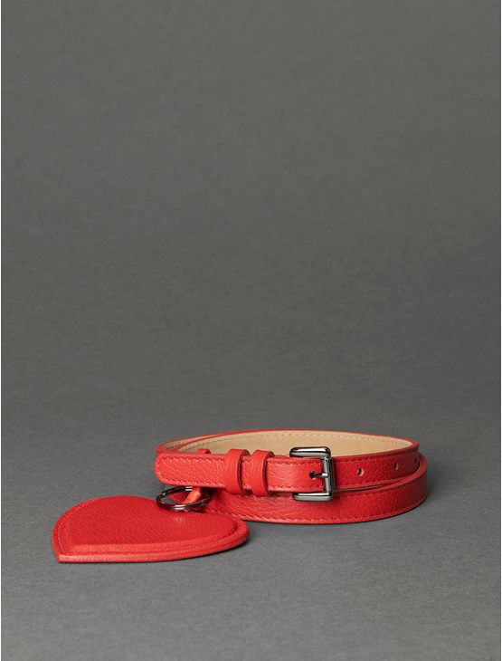 Cinto Feminino Love Calvin Klein Jeans - Vermelho Cinto Feminino Love Calvin Klein Jeans Vermelho m