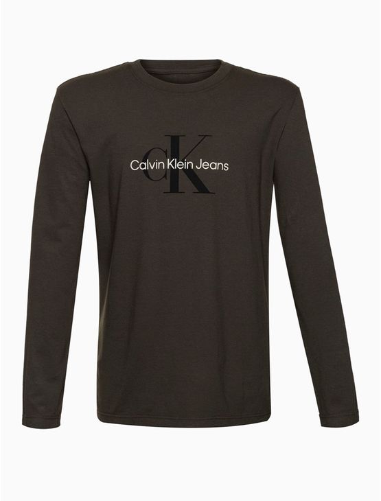 Camiseta Menino Manga Longa Re Issue Calvin Klein Jeans – Militar Camiseta Menino Manga Longa Re Issue Calvin Klein Jeans Militar 12