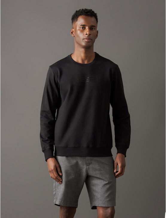 Casaco Masculino Logo Box Calvin Klein Jeans – Preto Casaco Masculino Logo Box Calvin Klein Jeans Preto m