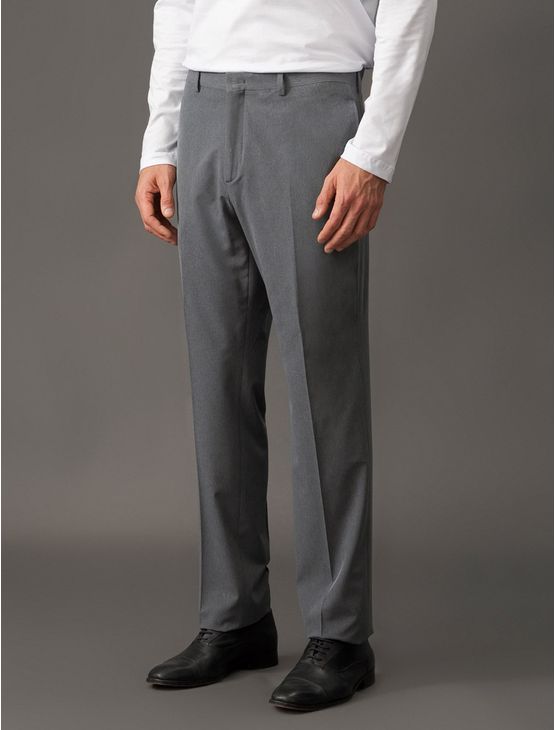 Calça Social Masculina Slim Tech Calvin Klein - Chumbo Calça Social Masculina Slim Tech Calvin Klein Chumbo 38